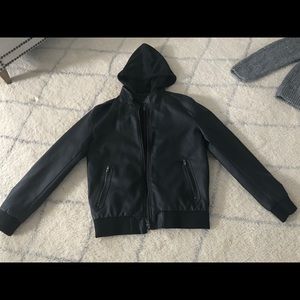 Faux leather jacket